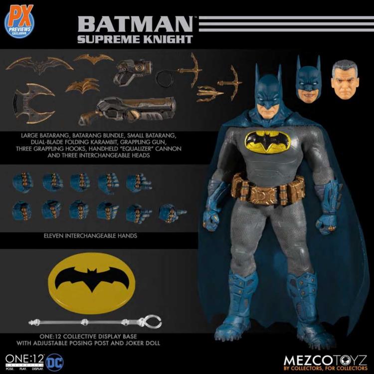 Load image into Gallery viewer, Mezco Toyz - One:12 Batman Supreme Knight (PX Previews Exclusive)
