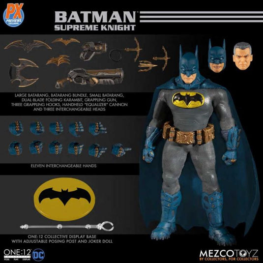 Mezco Toyz - One:12 Batman Supreme Knight (PX Previews Exclusive)