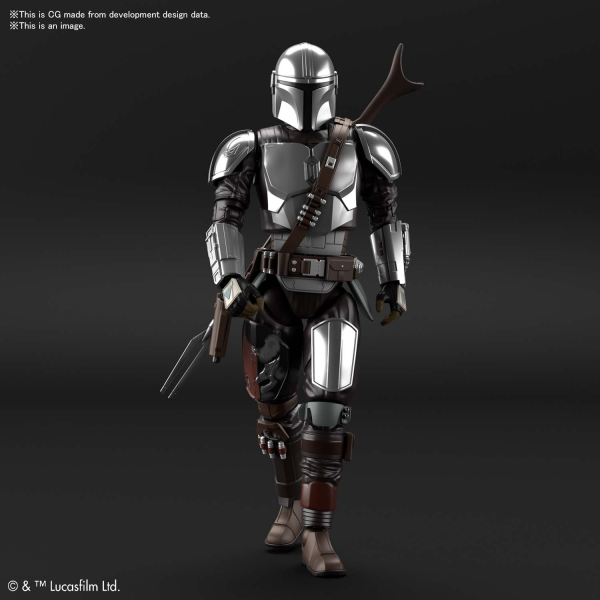 Load image into Gallery viewer, Bandai - Star Wars Model - The Mandalorian (Beskar Armor) [Silver Coating Version] 1/12 Scale
