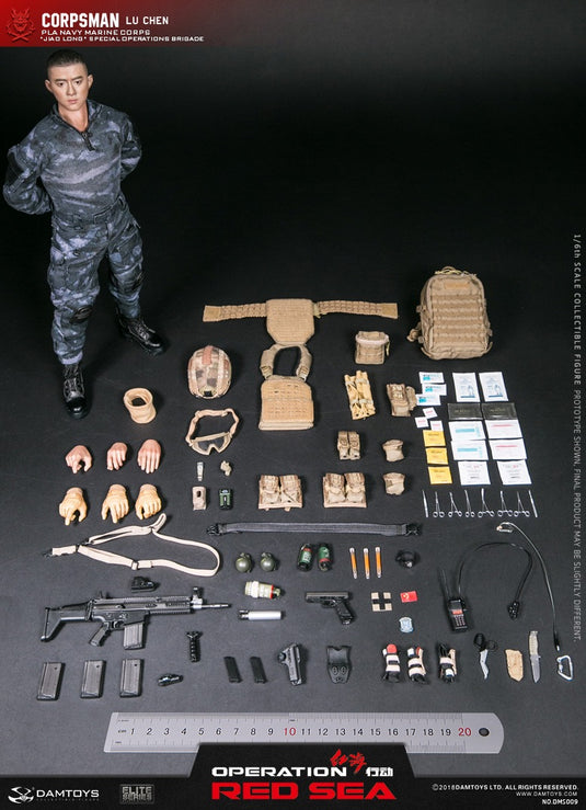 DAM Toys - PLA Navy Marine Corps "Jiao Long" Special Operations Brigade Operator Corpsman - Lu Chen