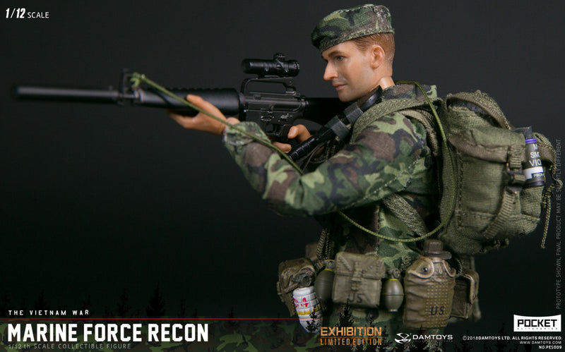 Load image into Gallery viewer, DAM Toys - 1/12 Pocket Elite Series: Marine Force Recon In Vietnam
