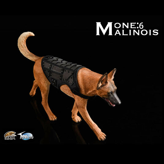 JXK - Malinois Loyal Fighting Warrior Dark Color Dog -  Deluxe Edition