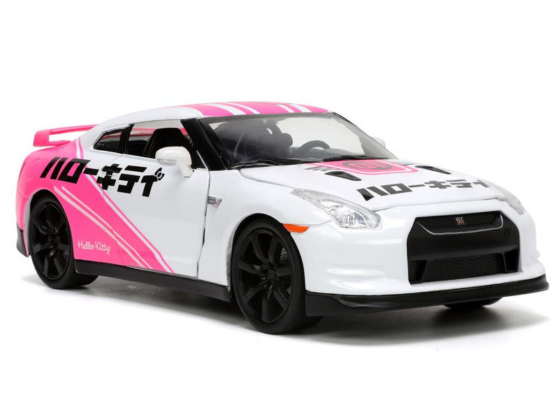 Load image into Gallery viewer, Jada Toys - Hello Kitty and Friends Tokyo Speed: Die-Cast Hello Kitty and 2009 Nissan GTR 1/24 Scale
