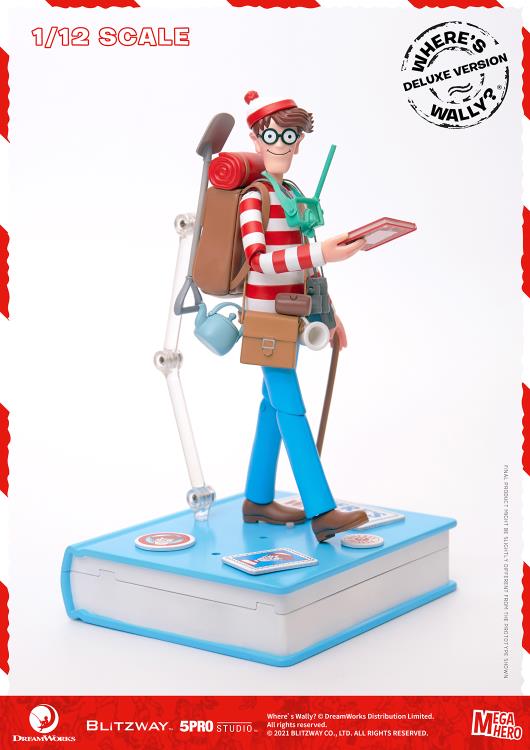 Blitzway - MEGAHERO Where's Waldo: Waldo Deluxe 1/12 Scale Figure