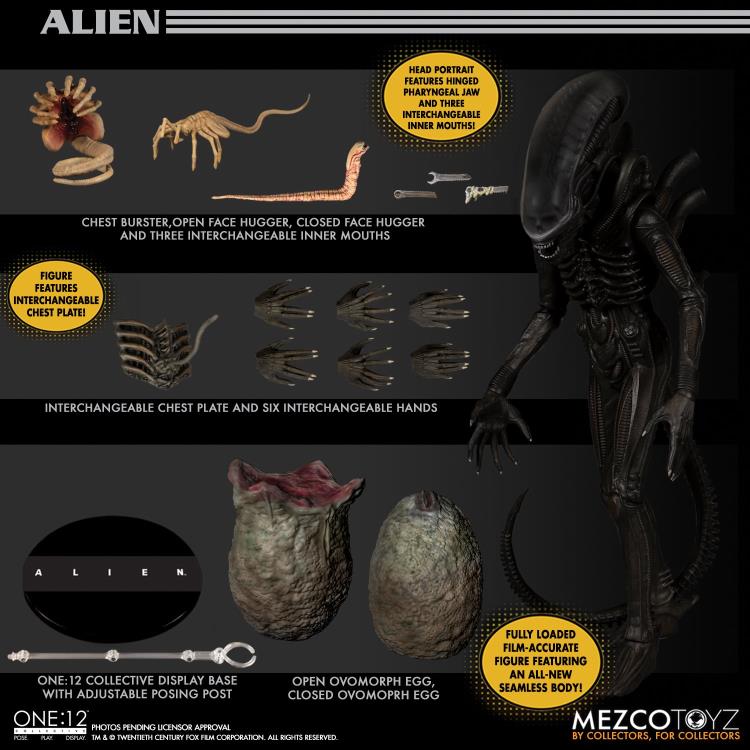 Load image into Gallery viewer, Mezco Toyz - One:12 Alien
