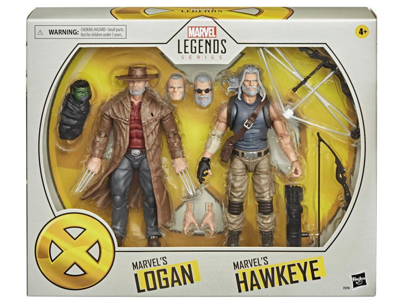 Load image into Gallery viewer, Marvel Legends - X-Men 20th Anniversary: Old Man Logan and Hawkeye Two Pack
