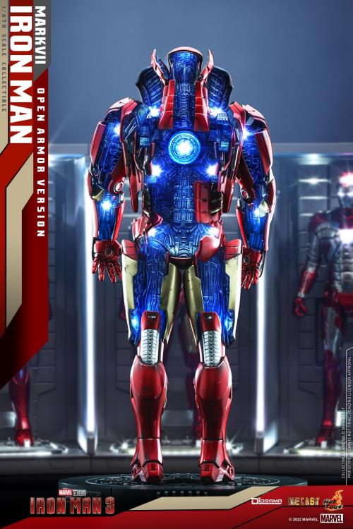 Load image into Gallery viewer, Hot Toys - Iron Man 3: Iron Man Mark VII (Open Armor Version)
