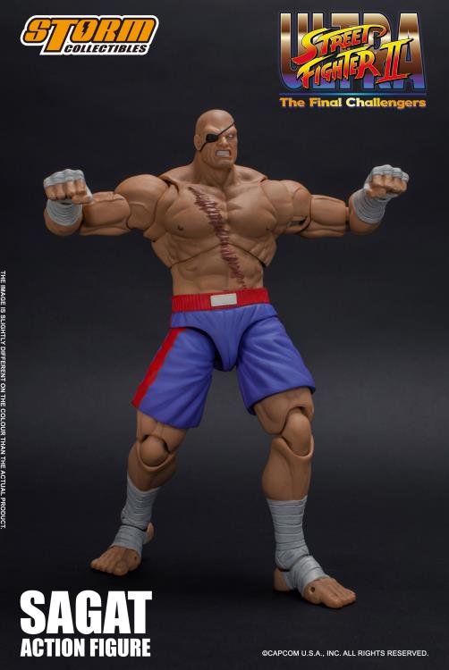 Load image into Gallery viewer, Storm Collectibles - Ultra Street Fighter II: The Final Challengers Sagat 1/12 Scale
