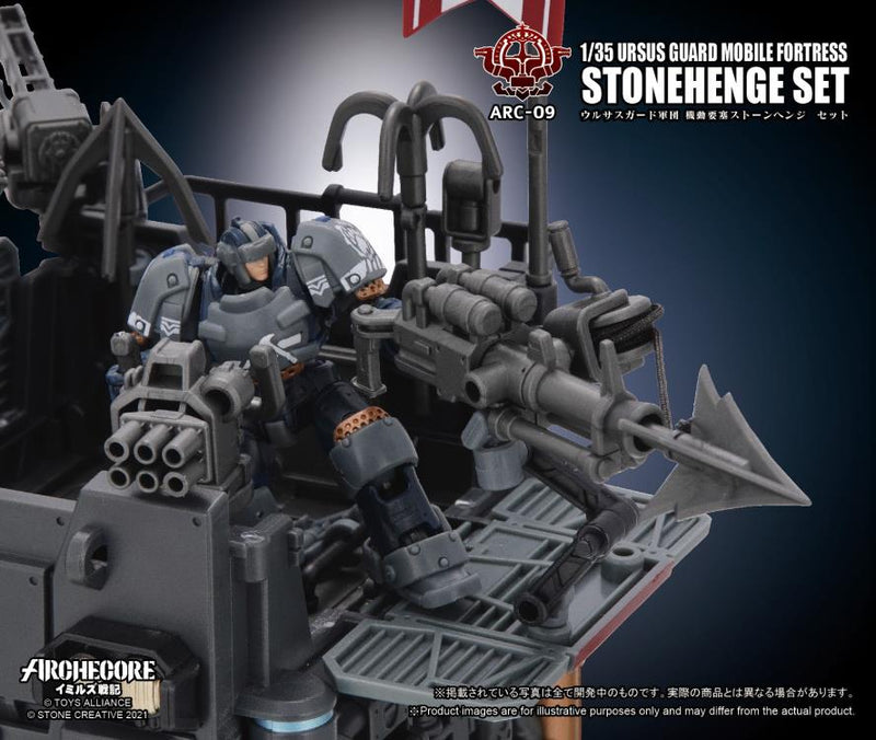 Load image into Gallery viewer, Toys Alliance - Archecore: ARC-09 Ursus Guard Mobile Fortress Stonehenge Set
