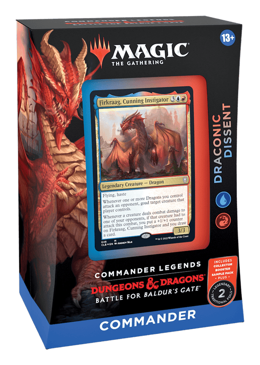 MTG - Commander Legends: Battle for Baldur's Gate Commander Deck - Draconic Dissent (UR)