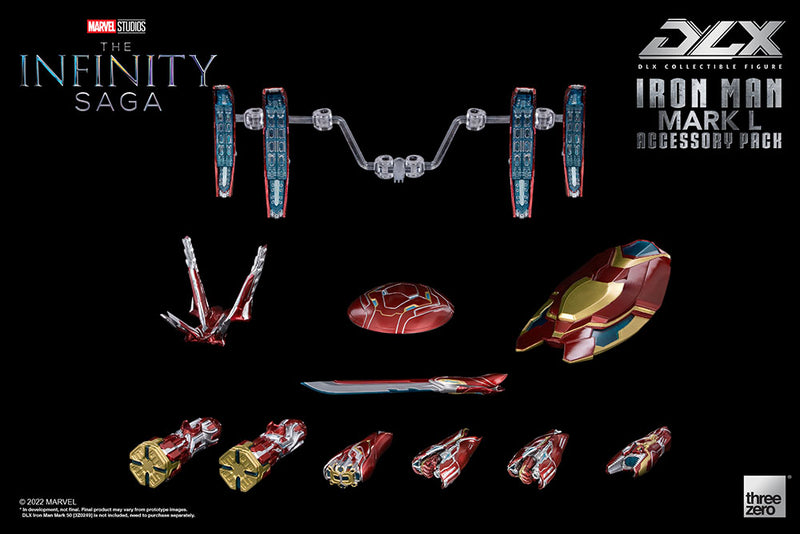 Load image into Gallery viewer, Threezero - 1/12 Avengers Infinity Saga – DLX Iron Man Mark 50 Accessory Pack
