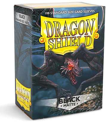 Dragon Shield - Matte Black Sleeves - 100 Sleeves