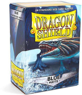 Dragon Shield - Matte Blue Sleeves - 100 Sleeves