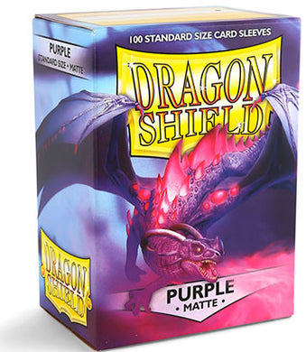 Dragon Shield - Matte Purple - 100 Sleeves