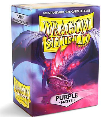 Dragon Shield - Matte Purple - 100 Sleeves