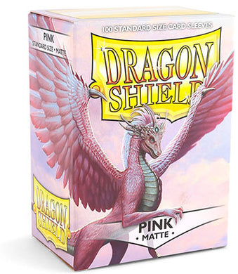 Dragon Shield - Matte Pink - 100 Sleeves