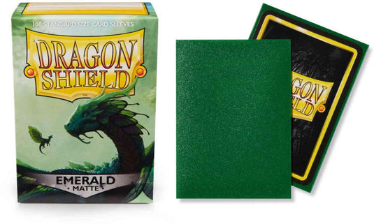 Dragon Shield - Matte Emerald - 100 Sleeves