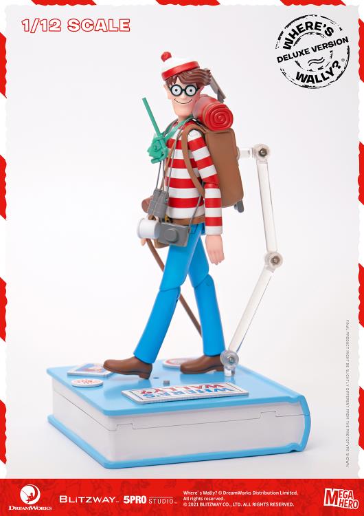 Blitzway - MEGAHERO Where's Waldo: Waldo Deluxe 1/12 Scale Figure