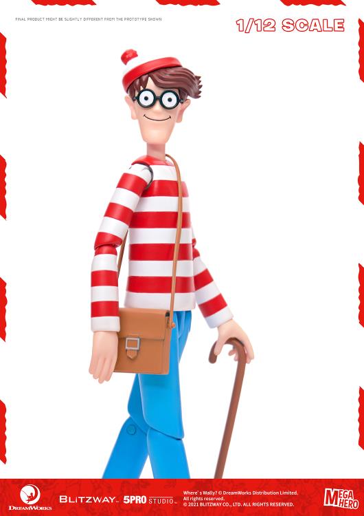 Load image into Gallery viewer, Blitzway - MEGAHERO Where&#39;s Waldo: Waldo 1/12 Scale Figure
