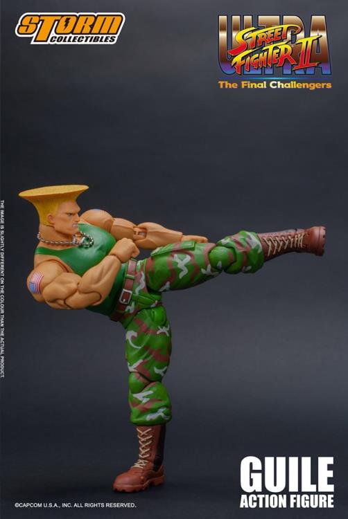 Load image into Gallery viewer, Storm Collectibles - Ultra Street Fighter II: The Final Challengers Guile 1/12 Scale
