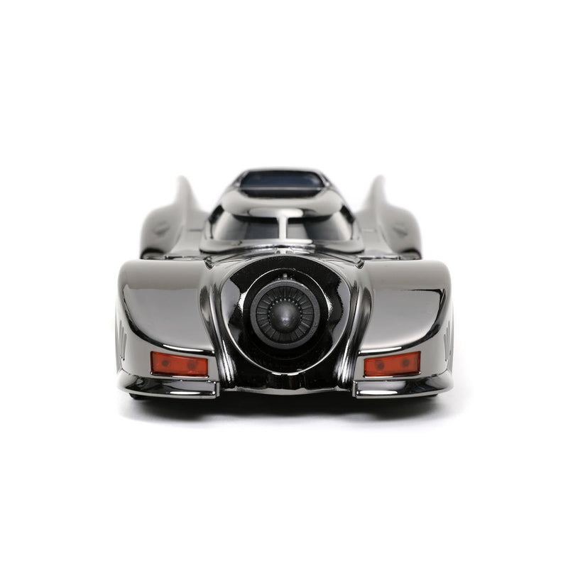 Load image into Gallery viewer, Jada Toys - Batman (1989): Batmobile (Black-Chrome Finish) Diecast Metal Vehicle and Batman Mini-Fig 1/24 Scale
