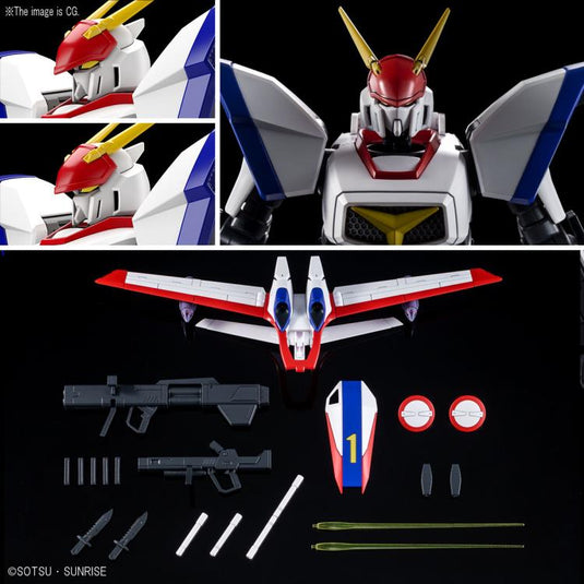 Bandai - Metal Armor Dragonar 1/144: XD-01 Dragonar 1 (Lifter-1 Equipment Type)