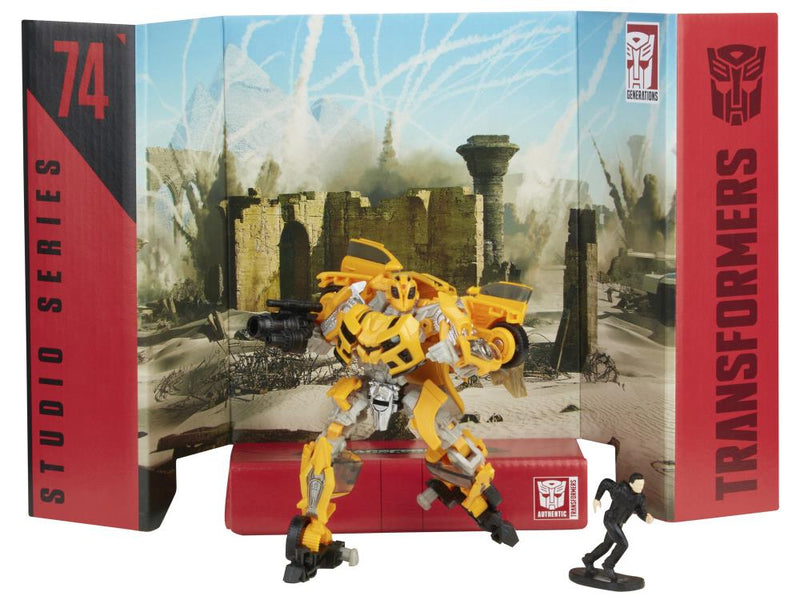 Load image into Gallery viewer, Transformers Generations Studio Series - Deluxe Bumblebee With Sam 74
