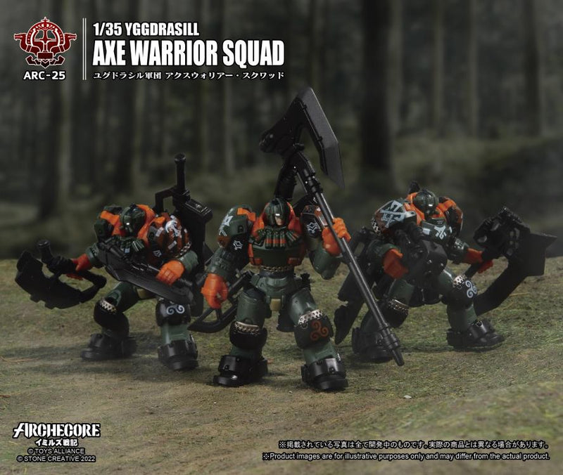 Load image into Gallery viewer, Toys Alliance - Archecore: ARC-25 Yggdrasill Axe Warrior Squad
