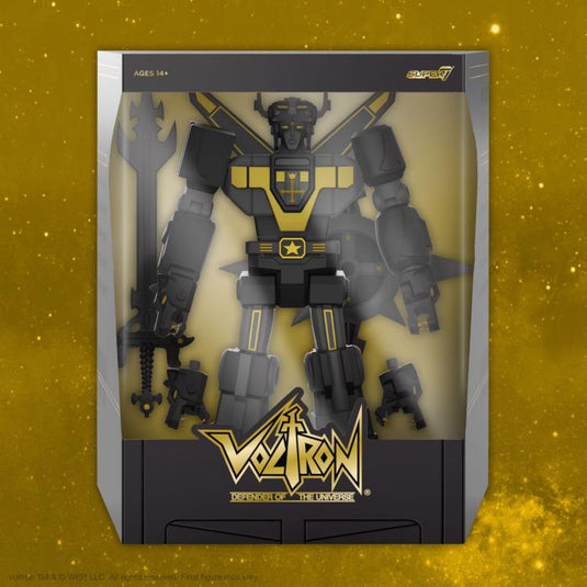 Super 7 - Voltron: Defender of the Universe Ultimates Voltron Figure (Galaxy Black)