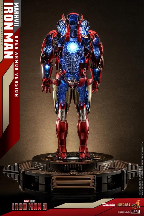 Load image into Gallery viewer, Hot Toys - Iron Man 3: Iron Man Mark VII (Open Armor Version)
