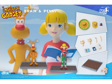 Blitzway - MEGAHERO Inspector Gadget: Brain and Penny Set