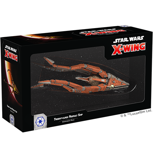 Load image into Gallery viewer, Fantasy Flight Games - X-Wing Miniatures Game 2.0 - Trident Class Assault Ship Expansion Pack
