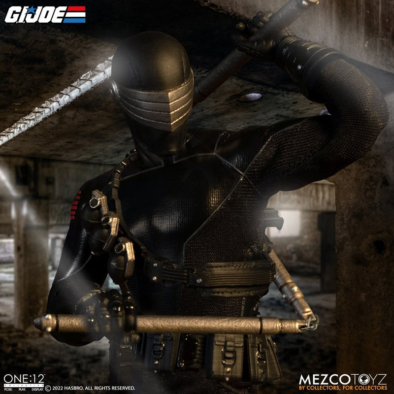 Load image into Gallery viewer, Mezco Toyz - One:12 G.I. Joe: Deluxe Snake Eyes
