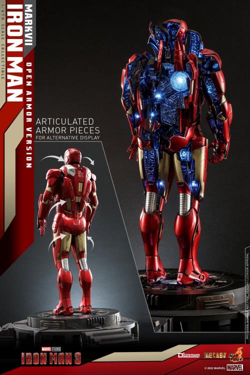 Load image into Gallery viewer, Hot Toys - Iron Man 3: Iron Man Mark VII (Open Armor Version)
