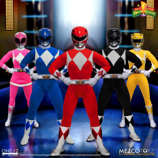 Mezco Toyz - One:12 Mighty Morphin' Power Rangers Deluxe Box Set