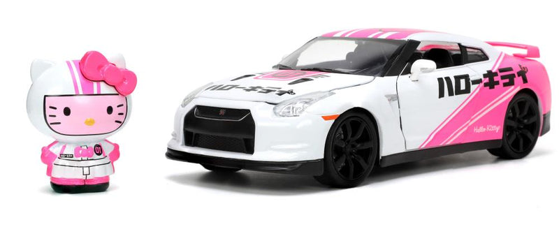 Load image into Gallery viewer, Jada Toys - Hello Kitty and Friends Tokyo Speed: Die-Cast Hello Kitty and 2009 Nissan GTR 1/24 Scale
