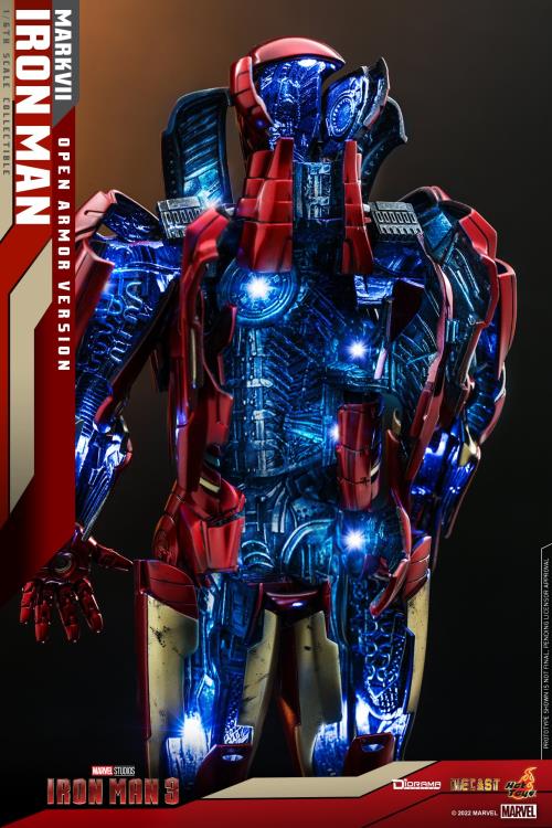 Load image into Gallery viewer, Hot Toys - Iron Man 3: Iron Man Mark VII (Open Armor Version)
