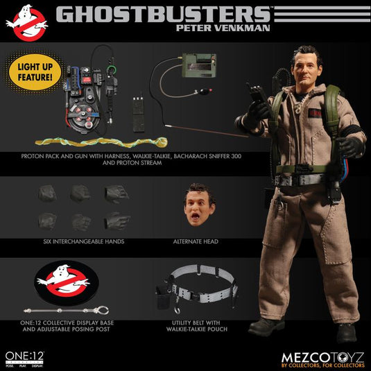 Mezco Toyz - One:12 Ghostbusters Deluxe Box Set of 4