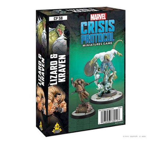 Atomic Mass Games - Marvel Crisis Protocol: Lizard and Kraven Character Pack