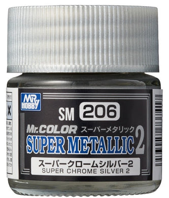 Mr. Color Super Metallic - Super Chrome Silver 2 (SM206)