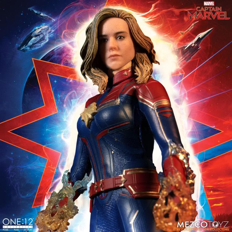 Load image into Gallery viewer, Mezco Toyz - One:12 Captain Marvel
