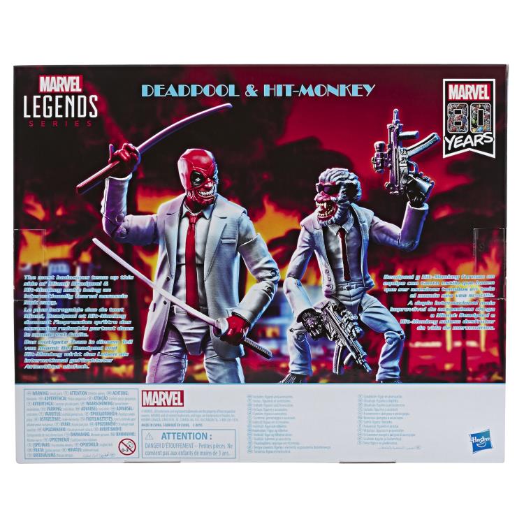 Load image into Gallery viewer, Marvel Legends - Marvel Comics 80th Anniversary: Deadpool and Hit Monkey
