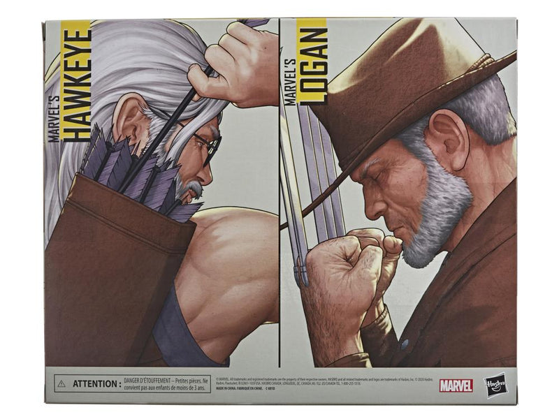 Load image into Gallery viewer, Marvel Legends - X-Men 20th Anniversary: Old Man Logan and Hawkeye Two Pack
