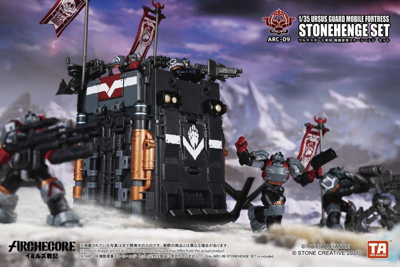 Load image into Gallery viewer, Toys Alliance - Archecore: ARC-09 Ursus Guard Mobile Fortress Stonehenge Set
