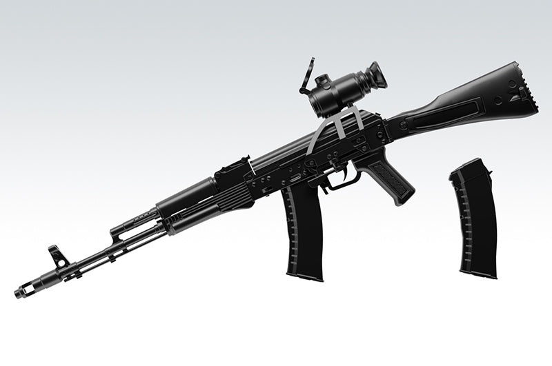 Load image into Gallery viewer, Little Armory LA060 AK74M - 1/12 Scale Plastic Model Kit
