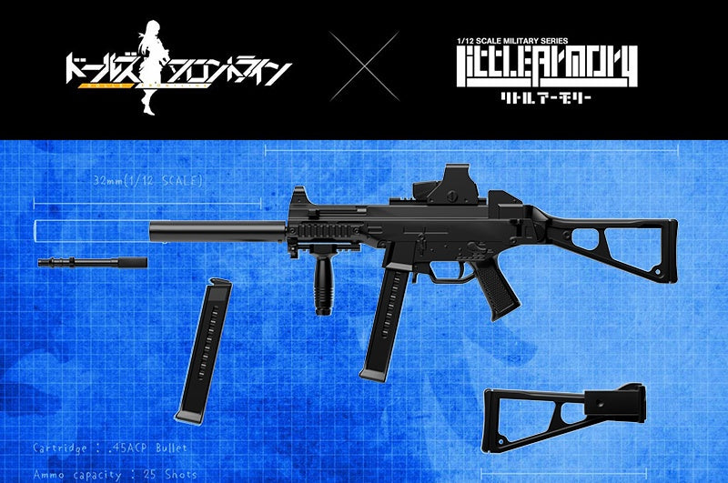 Load image into Gallery viewer, Little Armory LADF02 Dolls Front Line UMP45 - 1/12 Scale Plastic Model Kit
