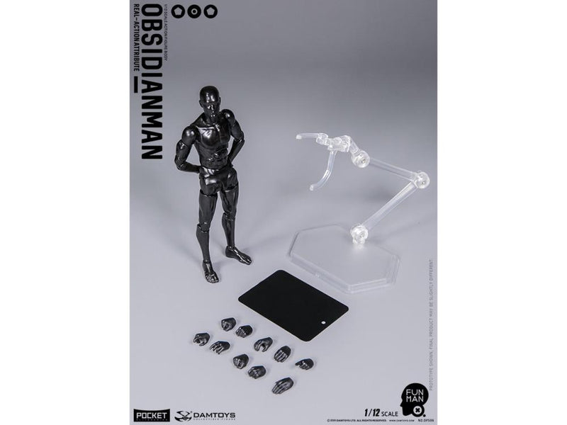 Load image into Gallery viewer, DAM Toys - 1/12 Obsidian Man
