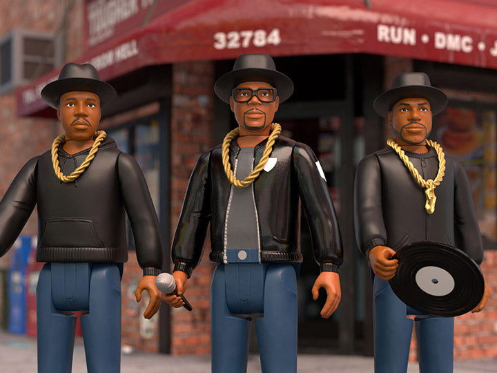 Load image into Gallery viewer, Super 7 - Music ReAction: Run DMC - Set of 3 Figures
