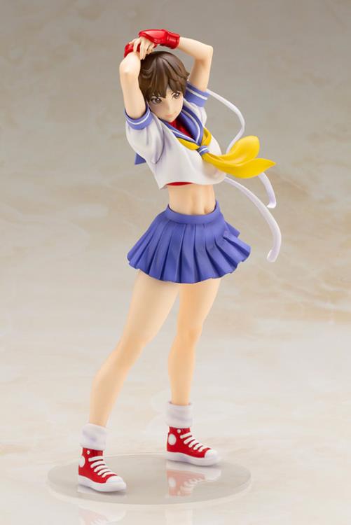 Load image into Gallery viewer, Kotobukiya - Street Fighter Bishoujo Statue: Round 2 Sakura
