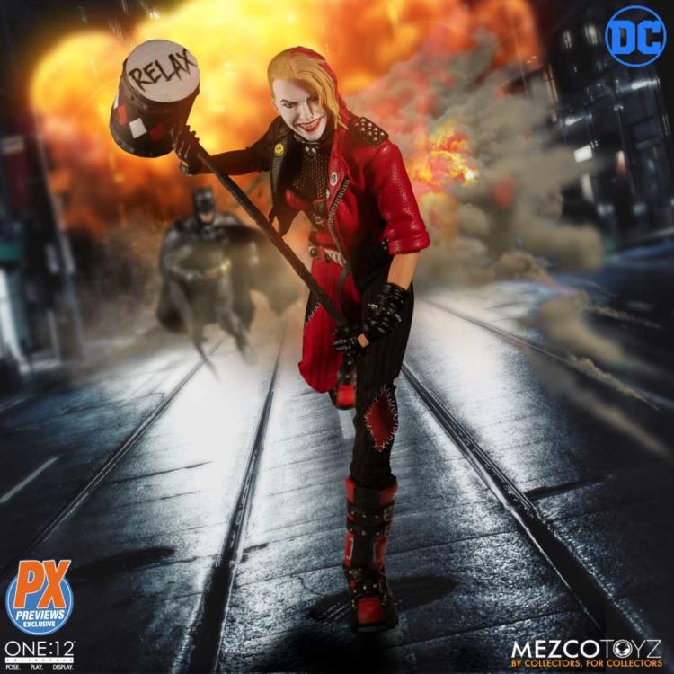 Load image into Gallery viewer, Mezco Toyz - One:12 DC Comics Harley Quinn [Playing For Keeps] (PX Previews Exclusive)
